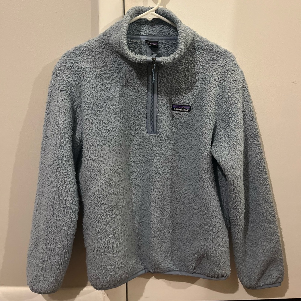 Patagonia Light Blue Sherpa Fleece Jacket